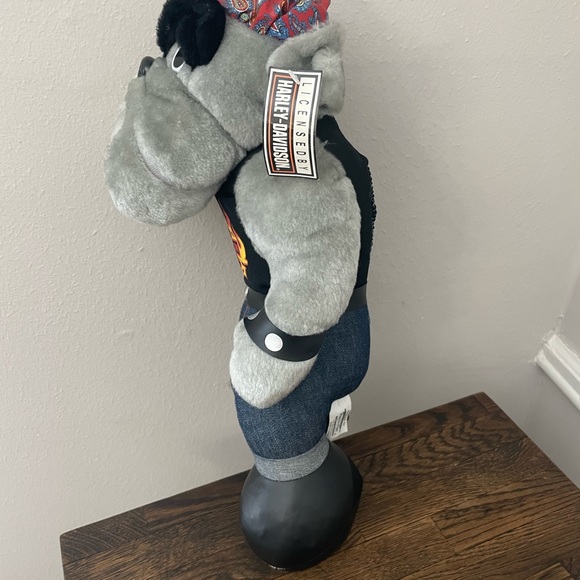 Vintage 1993 Harley Davidson bulldog plush - Picture 4 of 9